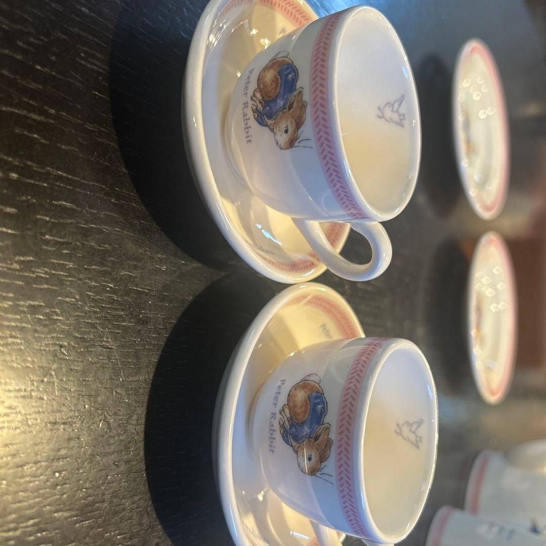 Wedgwood Peter Rabbit Mini Tea Set, UK Vintage, 4 Pieces, Rare