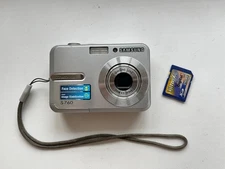 Samsung Digimax S760 7.2 MP Compact Digital Camera - Silver (TESTED)