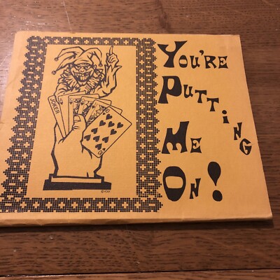 Rare Vintage Magic Book - You re Putting Me On! Von Rick Johnson