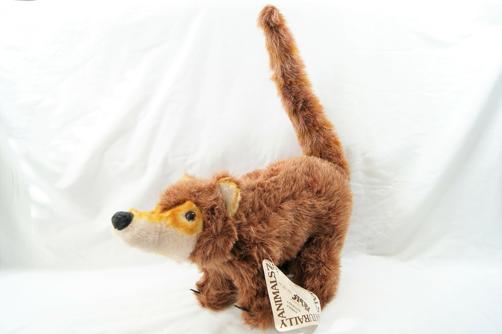 Vintage 1976 Fable Toy Co Naturally Animals The Coati Plush Stuffed