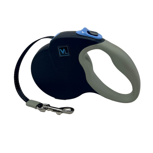Vibrant Life 13' Retractable Reflective Dog Leash Heavy Duty Nylon Max 26 lbs