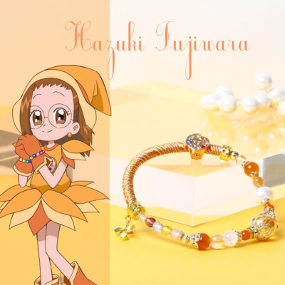 Ojamajo Doremi Hazuki Fujiwara Wind Cord Bracelet Japan Limited