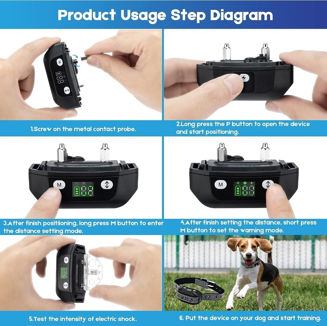 WIEZ GPS Wireless Dog Fence Equipment eBay