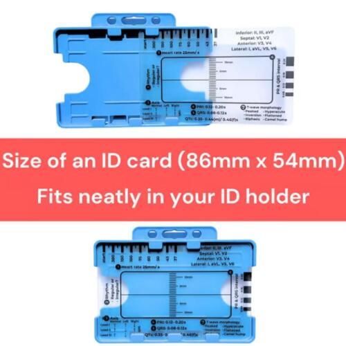 Regla de medición de cardiómetro de ECG médico - Imagen 3 de 15