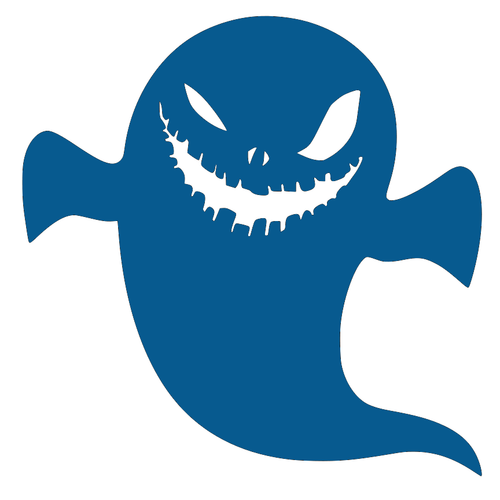 Angry Ghost Vinyl Decal Sticker Car Window Laptop Phone Evil Specter Phantom - Picture 12 of 21