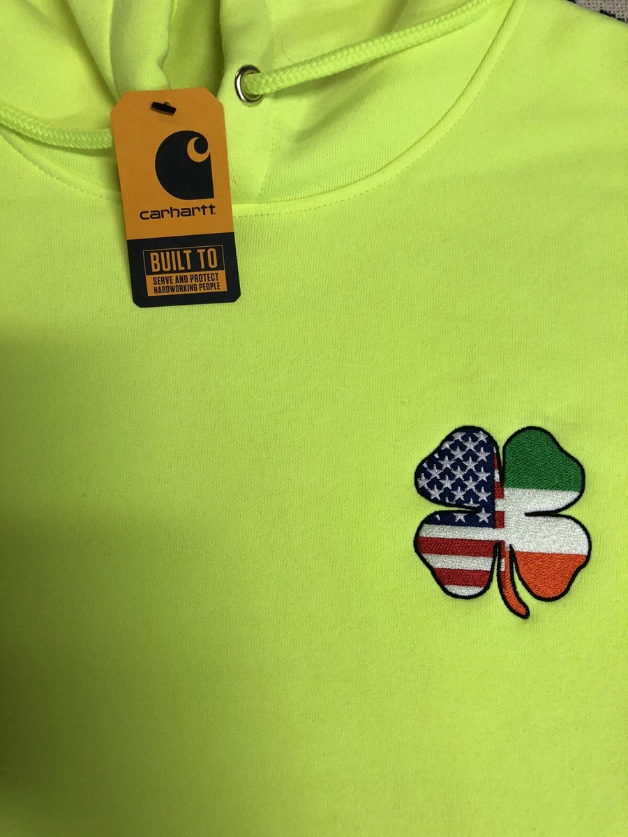 Carhartt safety top yellow hoodie