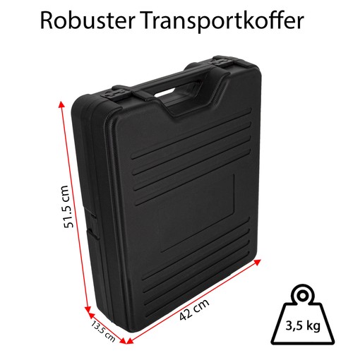 Camping SAT Anlage HD TV Receiver Satelliten Finder LNB Kabel im Koffer Stativ - Bild 9 von 9