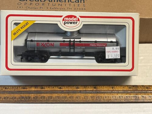 Model Power No. 8105 HO Scale Exxon Chemical Tank Car GATX #46312 MIB NOS