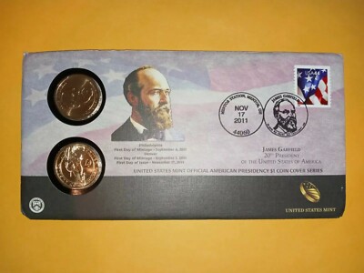 2011 PRESIDENTIAL DOLLAR JAMES GARFIELD SET NICE LOOK  !