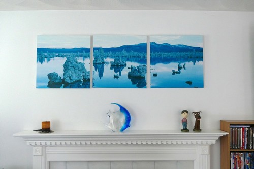 Beautiful Mono Lake Triptych (3 Panels Canvas 20" x 20") Wall Art RARE - HARD TO - Picture 4 of 10