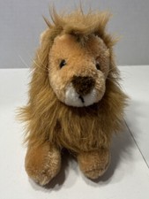 Vintage Russ Berrie Richard The Lion 9  Golden Plush 529 Made In Korea