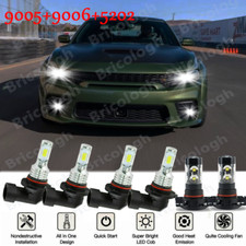 For Dodge Journey 2010-2019 - 6x 6000k Led Headlight Fog Light Bulbs Combo Kit