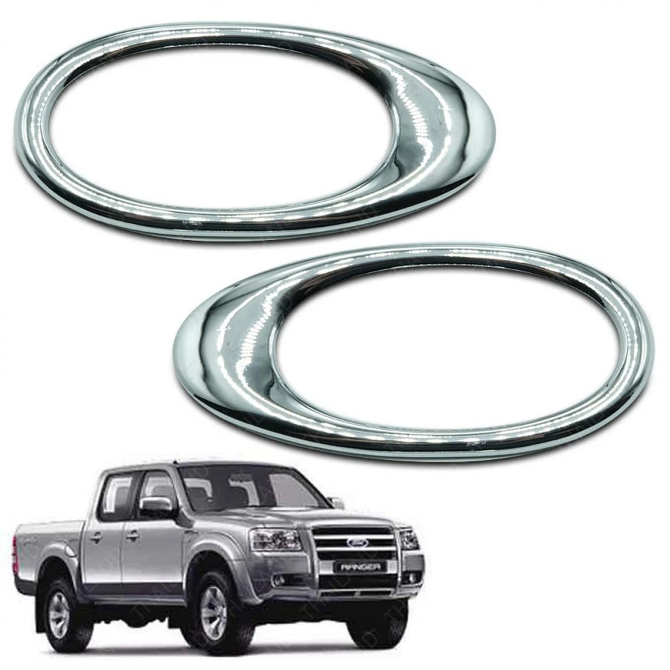 Side Turn Signal Light Lamp Cover Trim Chrome for Ford Ranger 4 Door 2006 - 2011 Foto 3 de 4