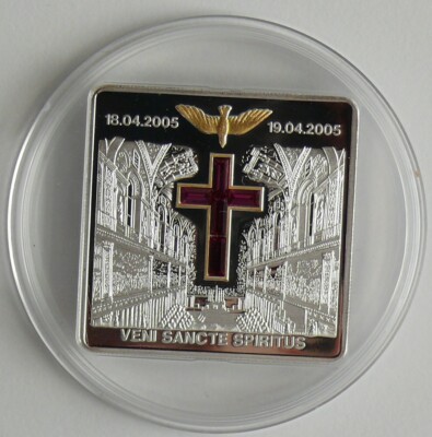 Liberia 10 Dollars 2005 Conclave, Silver