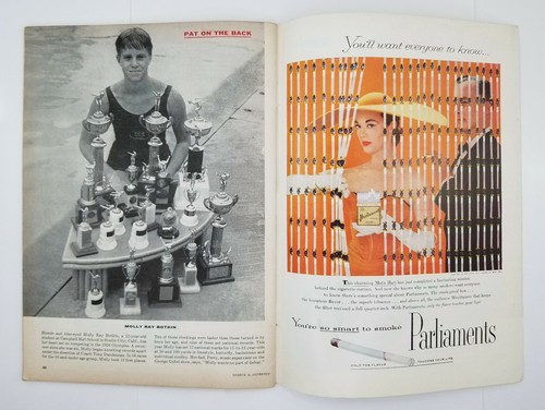 Sports Illustrated November 21 1955 Olympic Skier Skeeter Werner - Picture 10 of 11