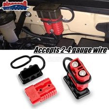 Battery Quick Connect Wire Harness Plug Disconnect Winch Trailer Connector Kit 