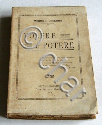 Literatur - M. Lektion - Wollen ist Macht - 1^ Aufl. 1911