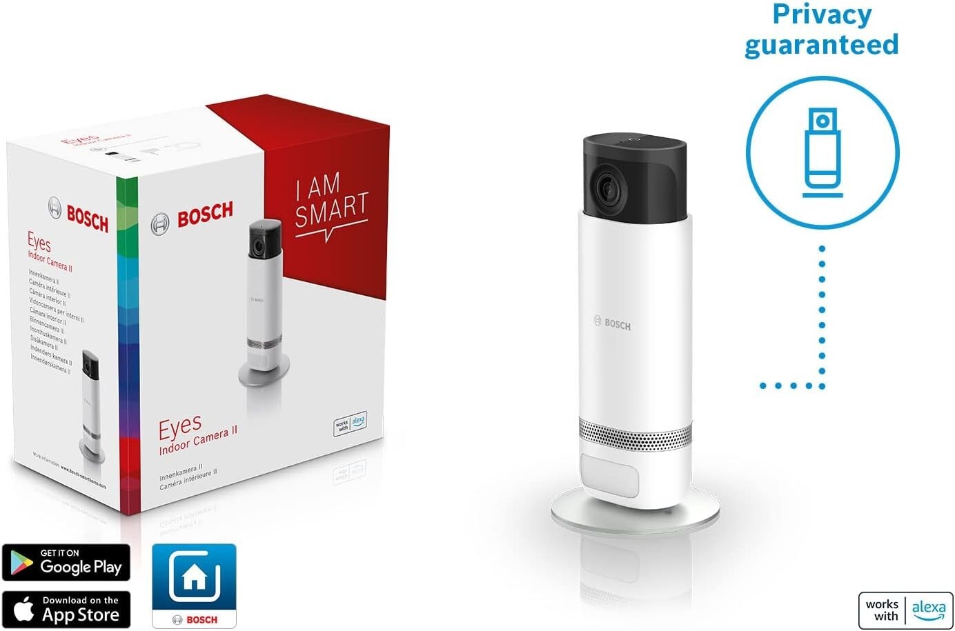 Caméra Bosch Eyes II pour surveiller l'entrée de la maison connectée en vidéo HD