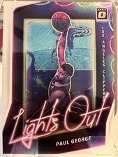 2020-21 Panini Donruss Optic Lights Out #15 Paul George Los Angeles Clippers