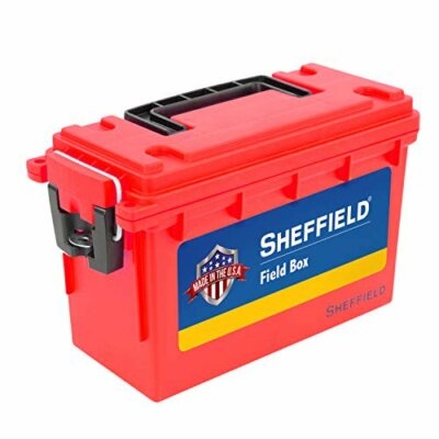 Field Ammunition Box Compression Fit Lid 3 Locking Options! Red in Color NEW