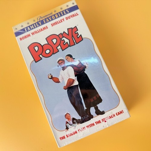 Popeye ~Robin Williams~Shelley Duvall~VHS Movie (1980)~New~Sealed (rel. 1996) - Picture 9 of 9