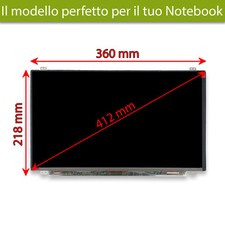 Nuovo Ricambio Per ASUS F555L Slin Schermo Per Laptop Da 15,6 Pollici Sottile LED LCD 1366 × 768 WXGA HD Display Rasoio A 40 Pin Opaco Pannello Non Touch - Foto 2
