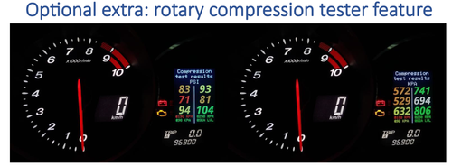 Mazda RX8 Cluster Gauge Kit coolant temp oil pressure oil temp - Bild 9 von 10