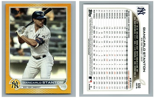 2022 TOPPS GOLD FOIL RAINBOW PARALLEL U PICK COMPLETE YOUR SET 600 - 660 LIST 6 - Picture 35 of 41