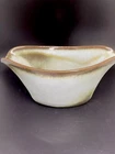 Frankoma  Gravy Boat Pottery 8" Wide Green Blue