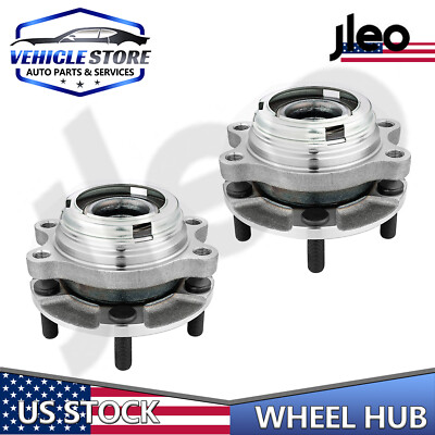 Pair Front Wheel Hub Bearings for 2003 - 2007 NISSAN MURANO 2004 - 2009 QUEST