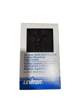 🔥(AN) Leviton, Non-Grounding Surface Receptacle (Dryer),5054