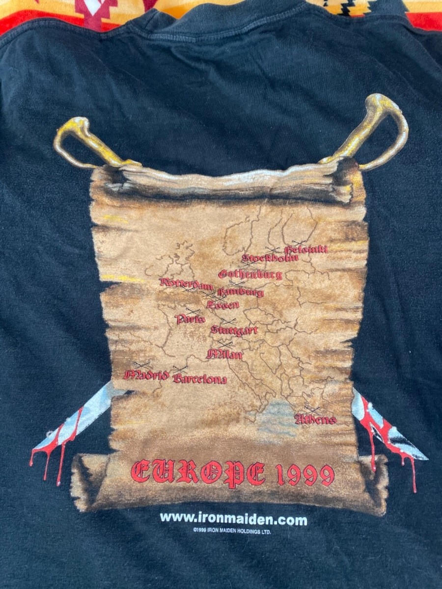 Iron Maiden Official Original Rare 1999 Ed Hunter Tour '99 Europe