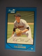 CHARLIE CULBERSON 2007 Bowman Draft Blue #BDPP52 RC Giants, Dodgers /399