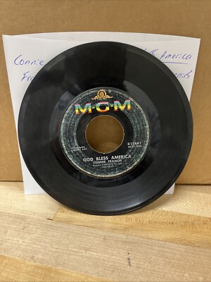 CONNIE FRANCIS, AMONG MY SOUVENIRS/GOD BLESS AMERICA. MGM 45 Box 3