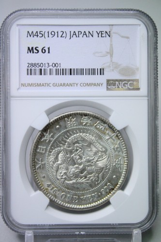 (1912) Meiji 54 Japan 1 Yen NGC MS61 #3001