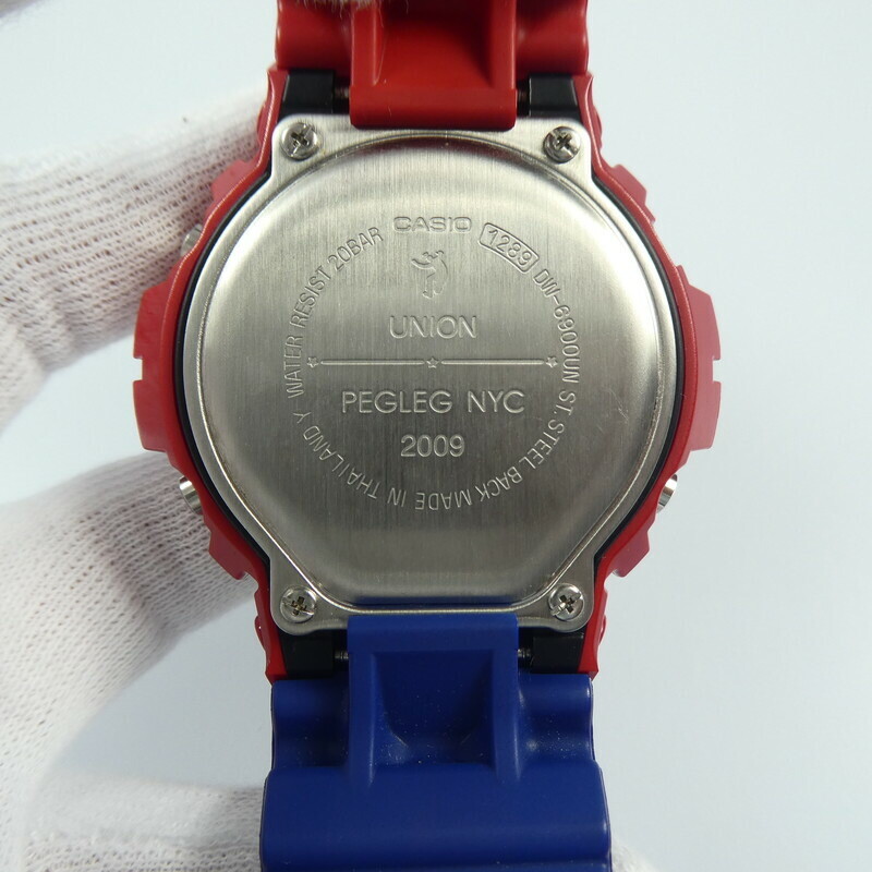 CASIO G-SHOCK ×UNION ×PEGLEG NYC Digital Quartz DW-6900UN