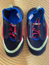 Wonder Nation Boys Girls Water Pool Shoes Size 7 8 Black Red Mesh Toddler