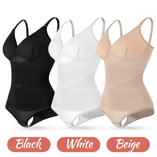 Shapewear Bodysuit for WomenS Body Shaper Tummy Control Body Shapewear Plus Size - Picture 8 of 21