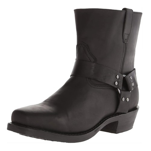 Stivali da cowboy uomo classici western cowboy punta quadrata ricamati scarpe casual - Foto 25 di 26