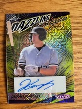 2023 Leaf Vivid DP-JG1 Jacob Gonzalez Auto Dazzling Performers Mojo Blue 1/7