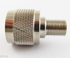 50x Brass UHF PL-259 Male to F-Type F Female Jack Straight RF Adapter Connector