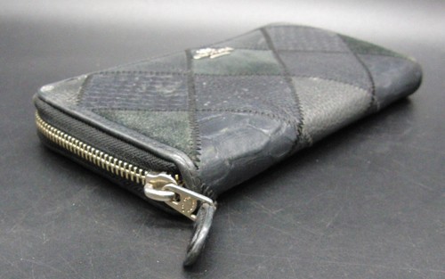 Coach Black Leather Wallet Purse Coin Pocket with 12 Card Holders Notes & Coins - Picture 6 of 7