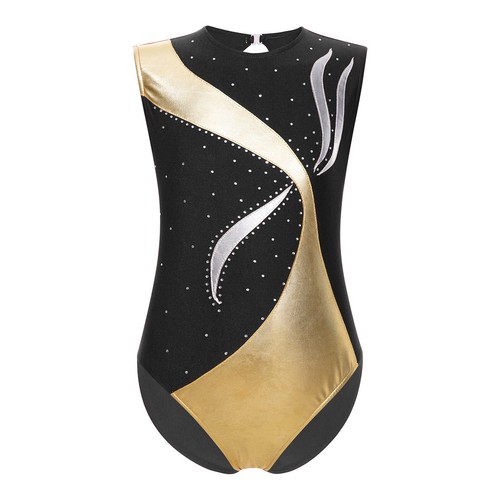 Kids Girls Suit 2Pcs Outfit Sportwear Set Dance Costume Leotard Dancewear Yoga - Picture 45 of 50