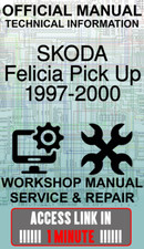 ACCESS LINK OFFICIAL WORKSHOP MANUAL SERVICE SKODA FELICA PICK UP 1997-2000