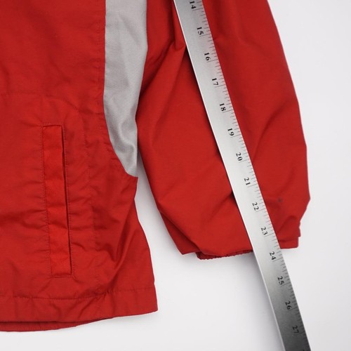 NIKE Full Zip Flannel Lined Lightweight Jacket Red Youth XLARGE 16-18 - Picture 8 of 12