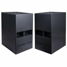 Sound Town CARME 12" 1600W Powered Folded Horn Subwoofer  CARME-112SPW-PAIR 