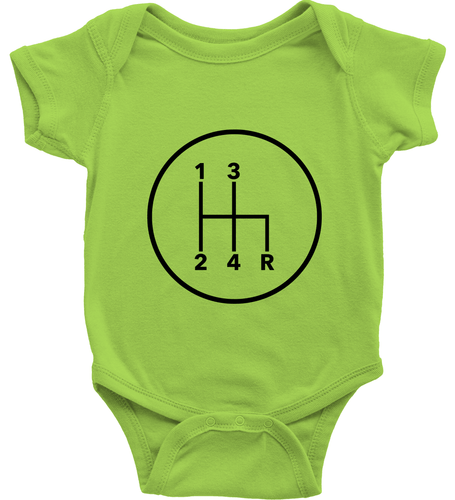 4 Speed Manual Transmission Toddler Kids Tee Youth T-Shirt Infant Baby Bodysuit - Picture 30 of 35