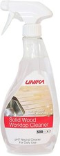 Worktop Cleaner Solid Wood PH7 Neutral for Oiled Worktops - 500ml Spray of Unika