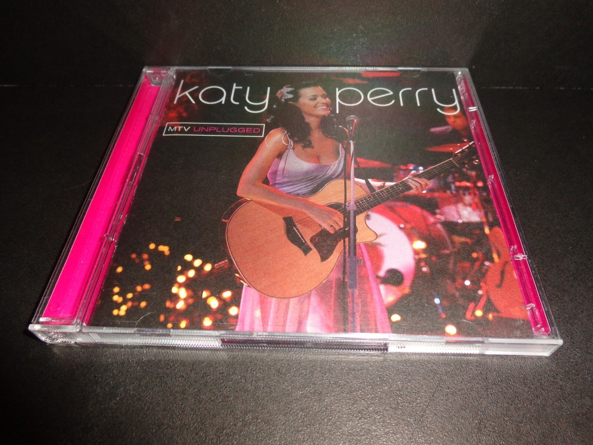 KATY PERRY MTV UNPLUGGED-Rare Collectible PROMOTIONAL CD + DVD set