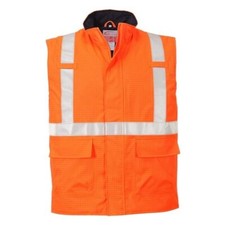 PORTWEST Bizflame Rain Hi-Vis Anti-static FR Bodywarmer S776 - Size: X Large